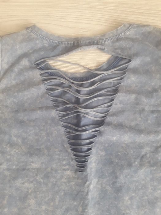 Bluzka ,niebieska na ramiączka