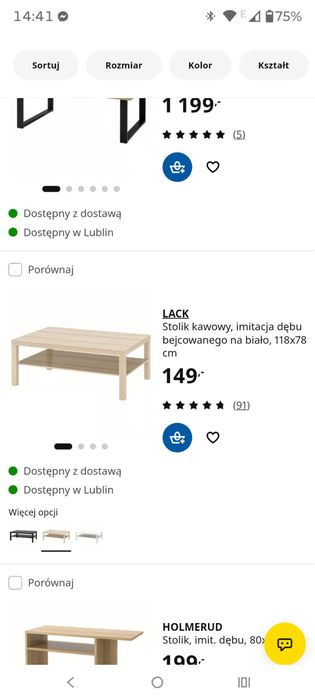 Ława Ikea nowa.