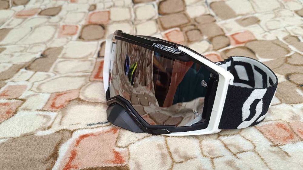 Маска на шолом Scott googles скот фулфейс окуляри шлем крос ендуро