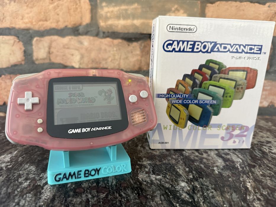 Nintendo Game Boy Advance różowy AGB-001 pudełko