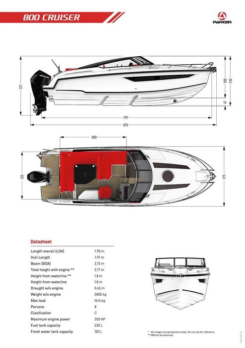 Łódź Motorowa PARKER 800 Cruiser