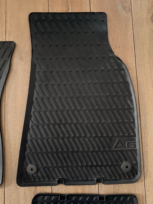 Dywaniki oryginalne OEM gumowe audi A6_C6