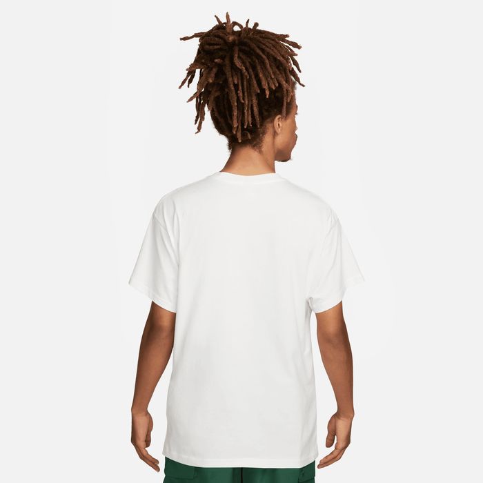 T-shirt luźny biały logo Nike L