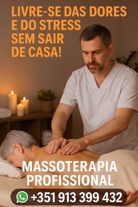 Massagem ao DOMICÍLIO em Aveiro