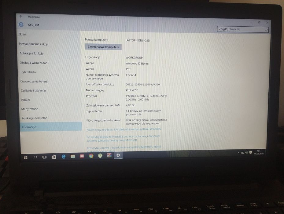 Laptop Lenovo ideapad 100-151BD