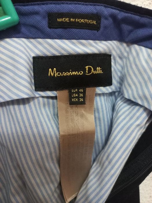 Calça Azul Massimo Dutti