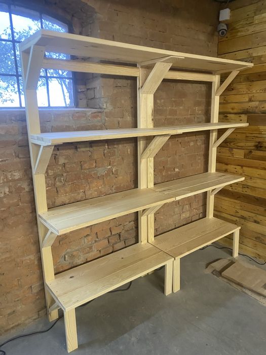 Regał do spiżarni sklepowy ekspozytor 100x40x200