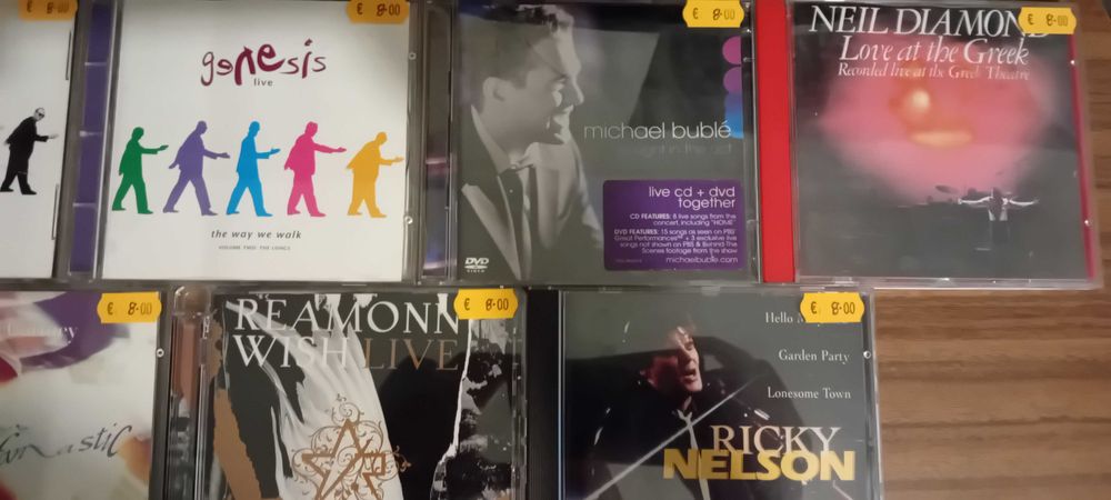 Música em Cd Artistas e Grupos Internacionais Live.