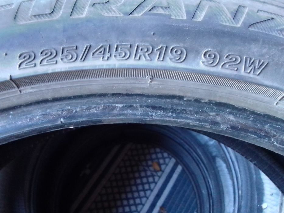 1 opona letnia 225/45r19 BRIDGESTONE 6mm