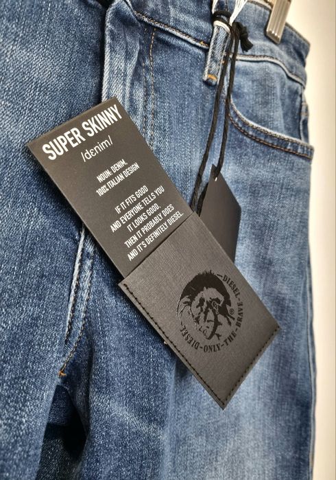 Jeansy dżinsy Diesel Slandy Super Skinny roz. 32x34