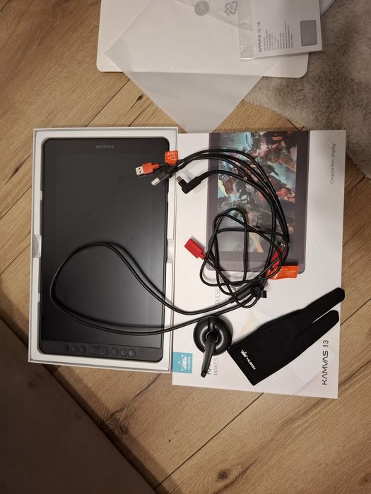 Tablet graficzny Huion Kamvas 13 fioletowy