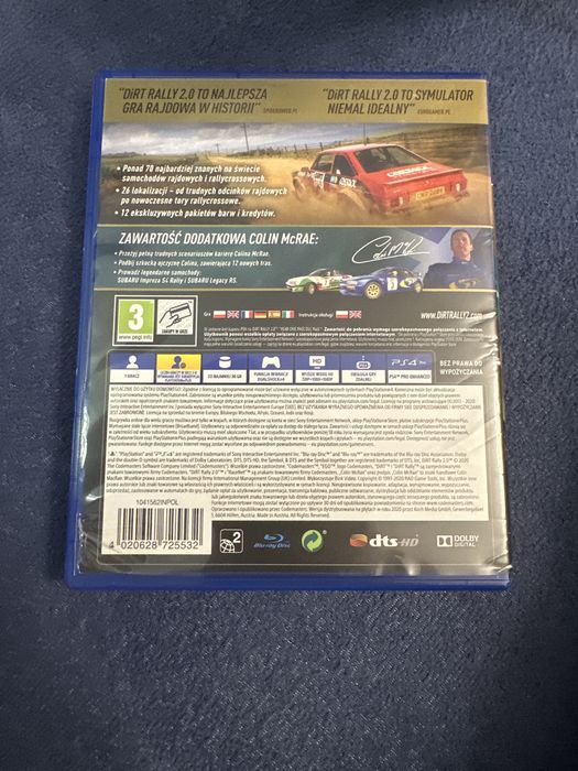 Dirt Rally 2.0 Ps4