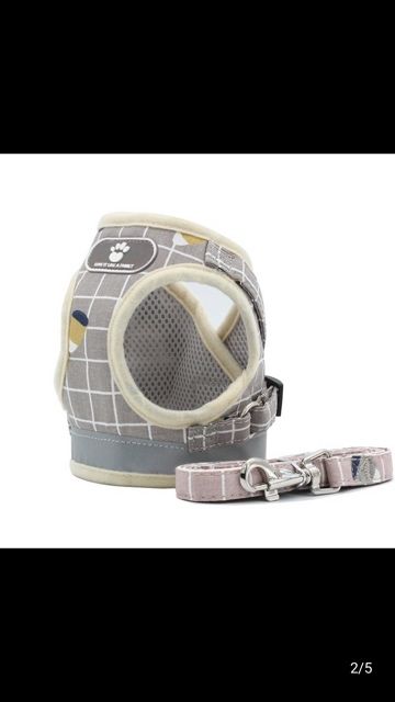 Arnês para cães ,gatos anti puxoēs peitoral ajustável