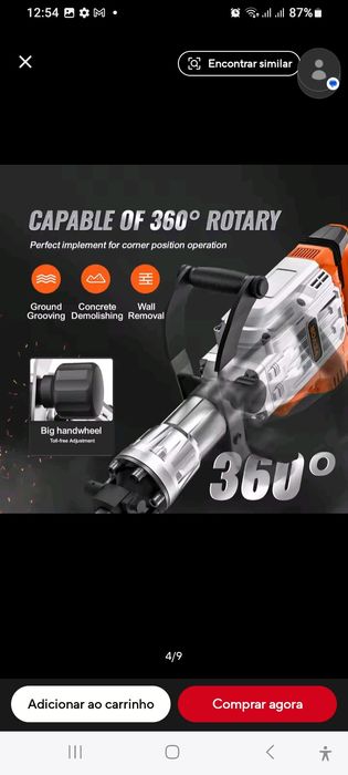 Martelo Demolidor Profissional 3500W 60J 220V