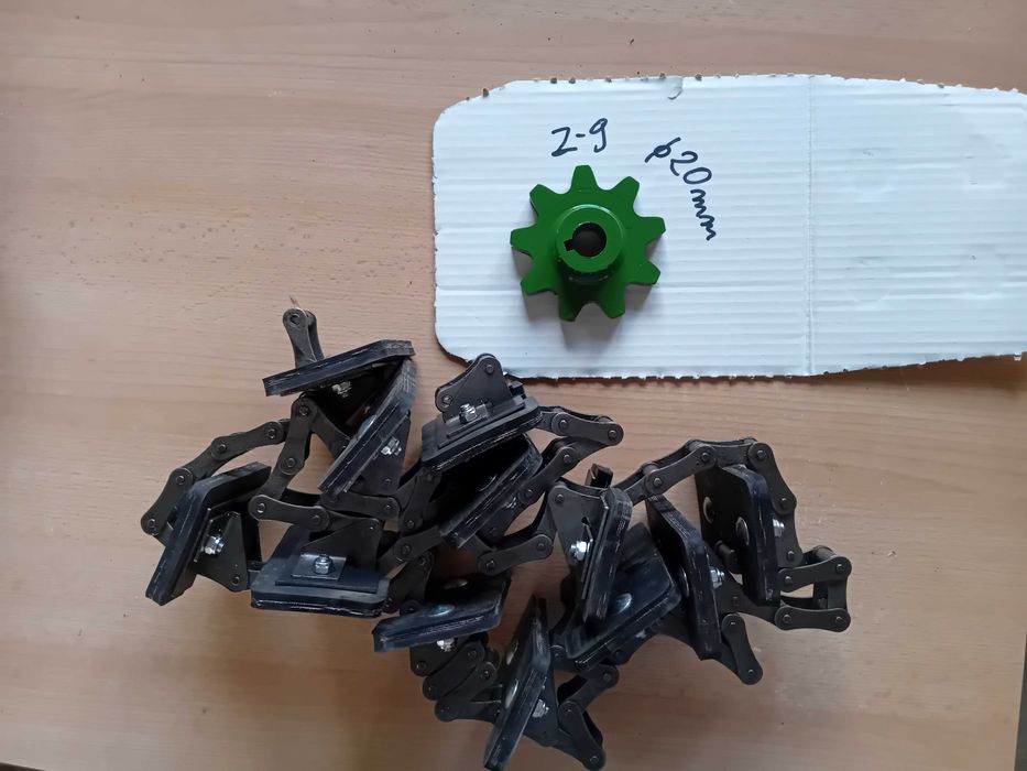 tryb zebatka 9 zebow volvo 1110 lancuch podajnika spinka czesci