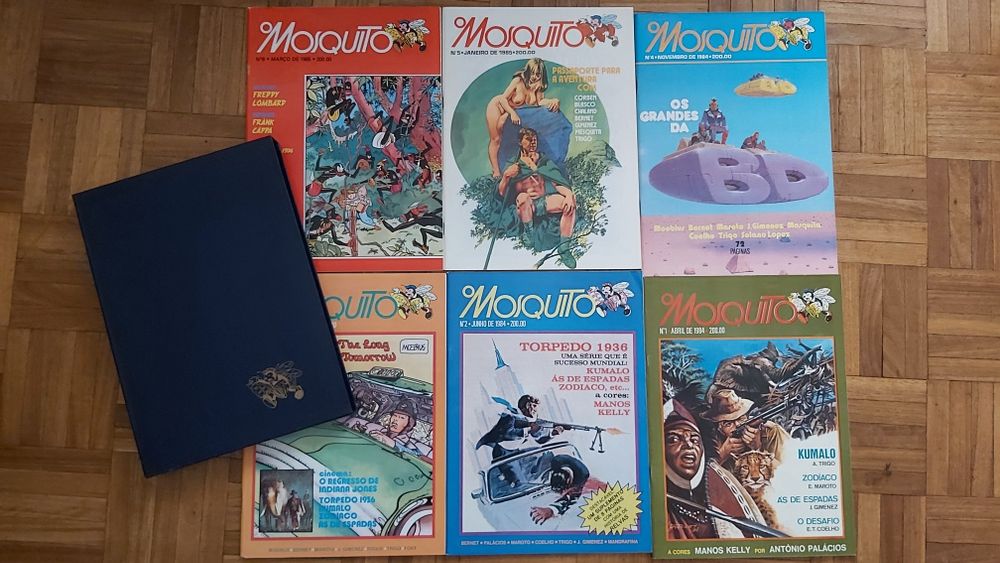 Várias colecções o mosquito completas