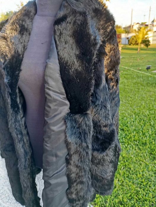 Elegant casaco de pele, para qualquer ocasiao