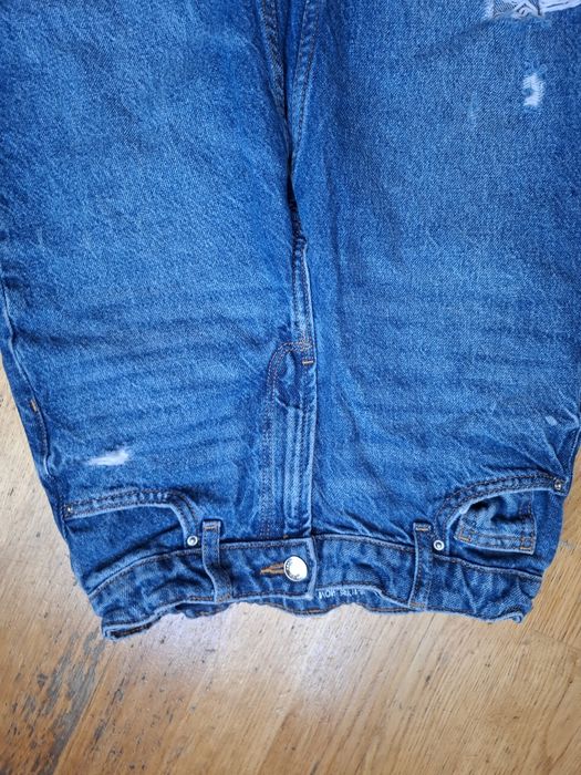 Джинсы мом  на 9-10  лет