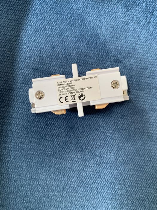 Łącznik prosty biały Azzardo AZ2982