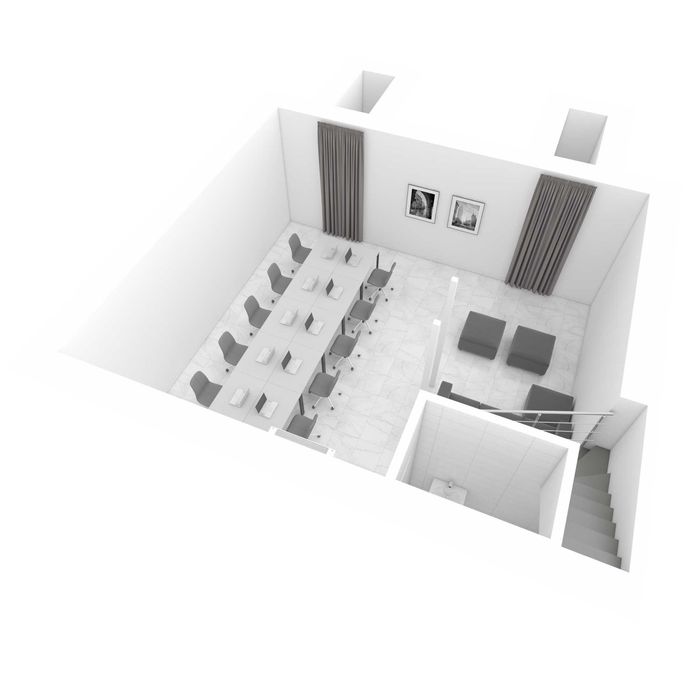 Оренда  офісу 103,5м2  Липська 9б. друга лінія світло є