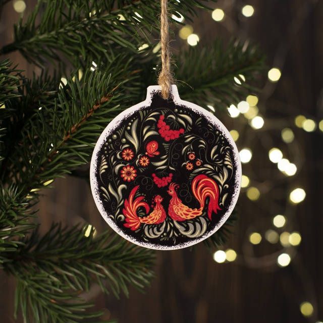 Набір подарунок на Новий рік  ялинкових прикрас "Птахи"