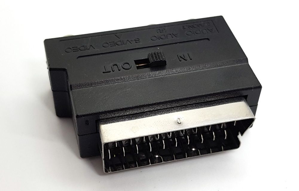 Адаптер переходник SCART 3xRCA/AV (СКАРТ->Тюльпаны) VIDEO две стороны ...