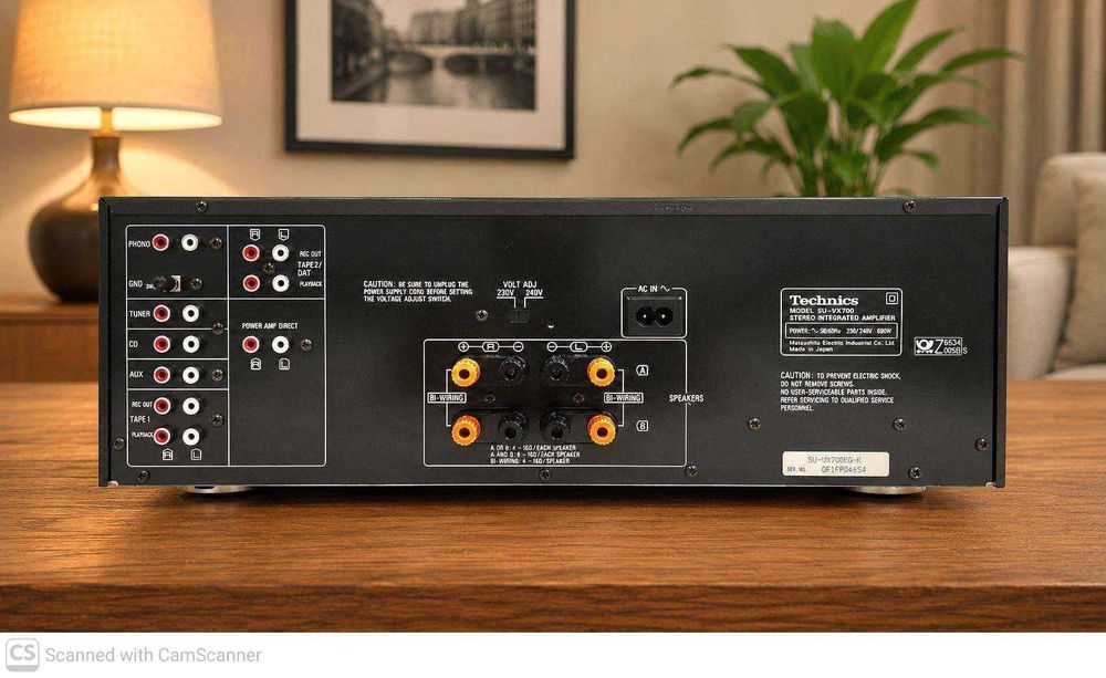 vendo amplificador de som da marca technics su-vx700 em estado impecável