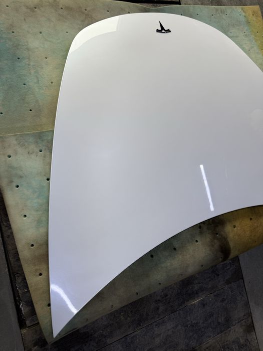 Капот Tesla model 3, Тесла модель 3 білий PPSW