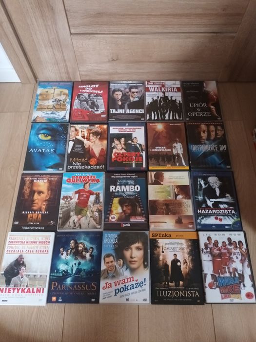 Filmy DVD pakiet 90 sztuk