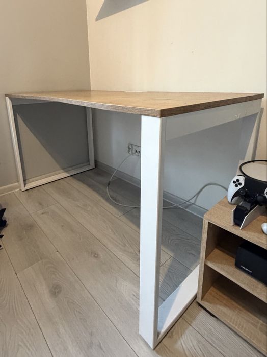 Ogloszenie waze do  - Solidne biurko 137x67 | drewniany blat | metalowa rama