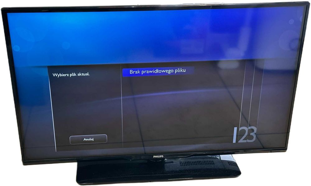 Telewizor LED Philips 40 cali full HD czarny w zestawie pilot