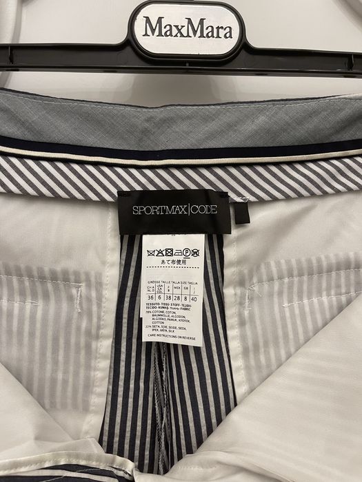 MAX MARA piękna marynarka ze spodniami, bawełna i jedwab.