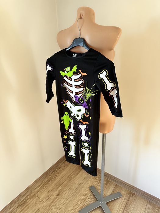 Strój przebranie na halloween kościotrup hallow scream