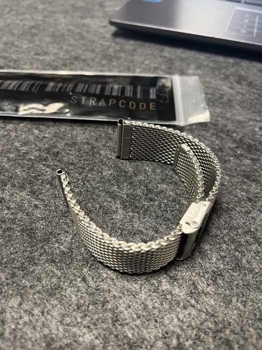 Bracelete Mesh metalica relogio Strapcode