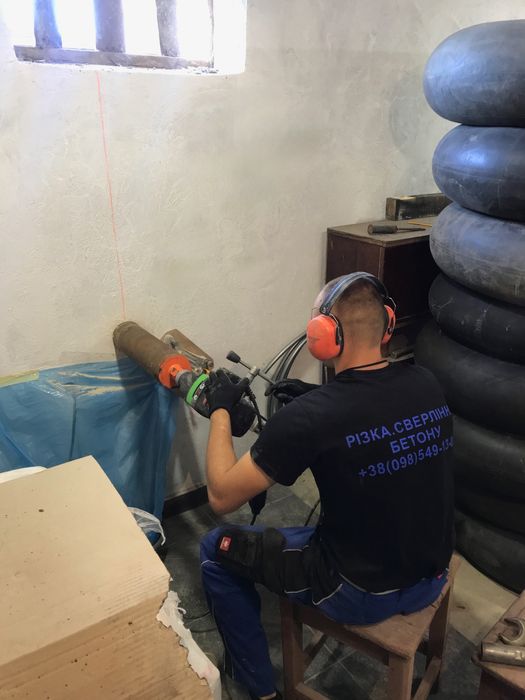 Алмазне буріння. Алмазное сверление. Різка бетону. Демонтаж!