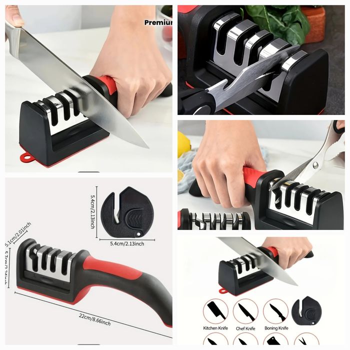 Новий універсальний точильний пристрій для ножів різних розмірів та ти