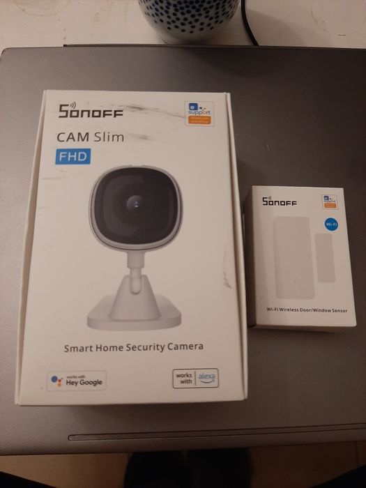 Câmara vigilância e sensores de porta e janela