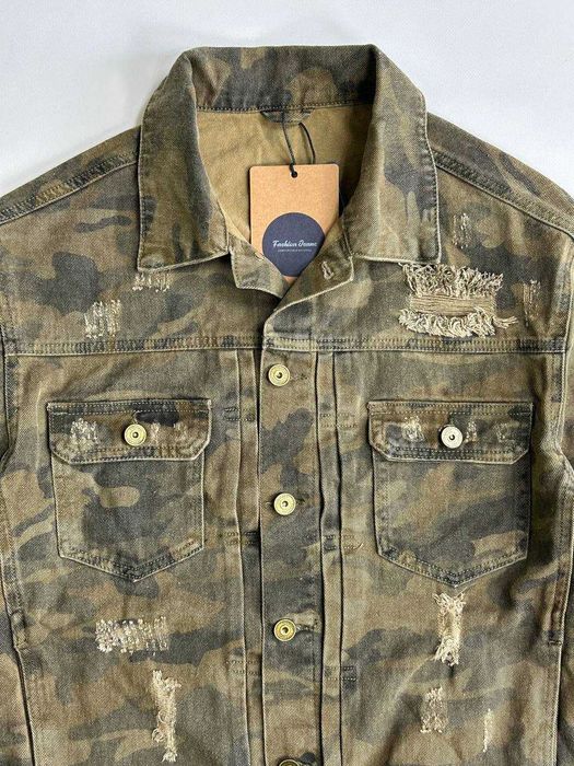 Куртка джинсова курточка камо джынсовая камуфляж jacket indi sleeze