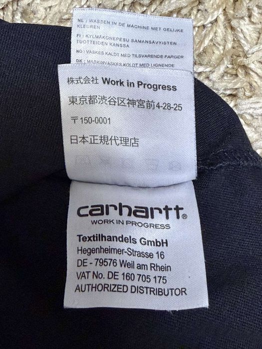 Футболка Carhartt черная