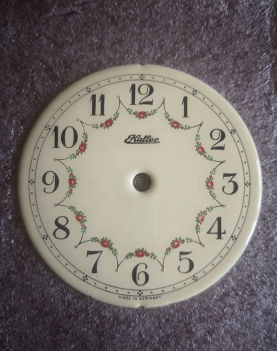 Tarcza porcelanowa seledynka do zegara francuskiego 4