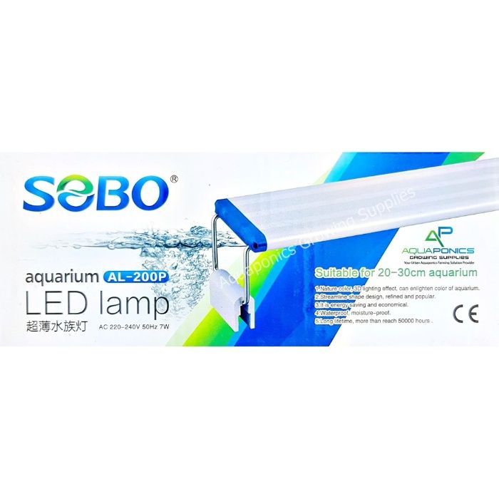 Iluminação LED RGB para aquários SOBO AL-200P (novo)