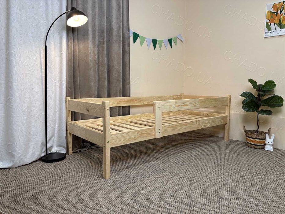 Дитяче ліжко 80x190 натуральне дерево, ліжечко дитяче,ліжко підліткове