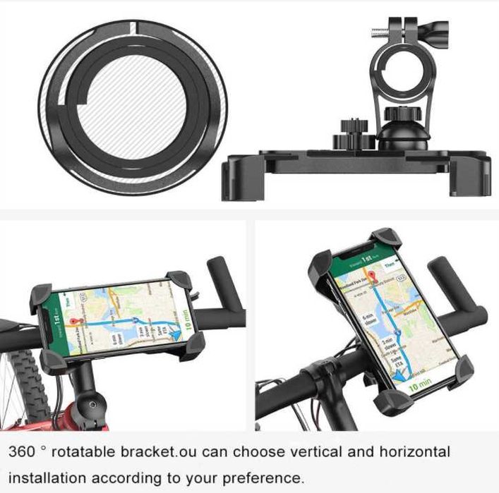 Fantigo uchwyt ROWEROWY mocny na motor iPhone Samsung Xioami GPS 360