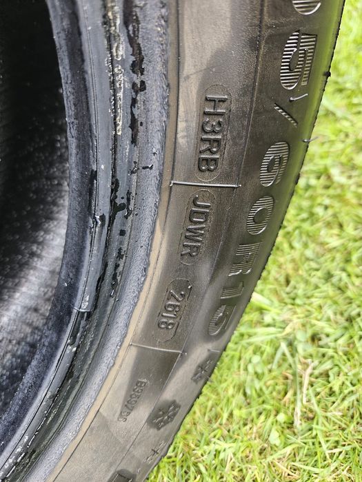 4 opony zimowe dunlop r15 195/60