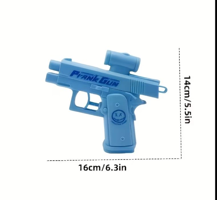 Водний пістолет Prank Gun з подвійним пострілом двосторонній. Водяной пистолет