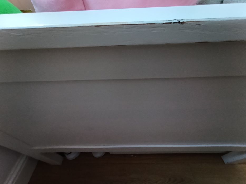 Łóżko HEMNES IKEA Rama biała bejca 2 szt. (+ szuflady na pościel + dno łóżka + materac)