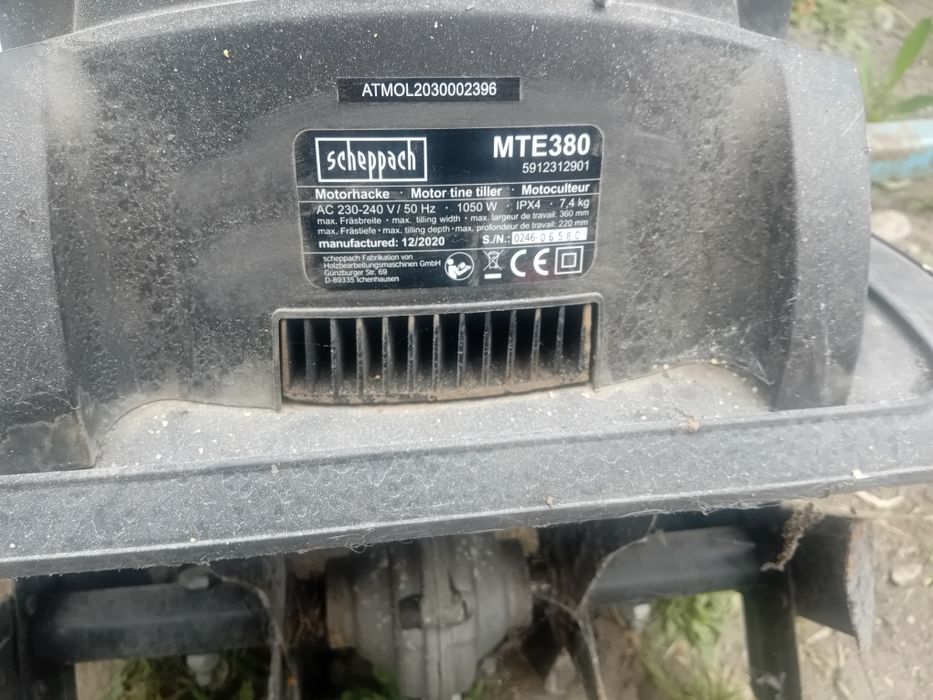Glebogryzarka elektryczna scheppach