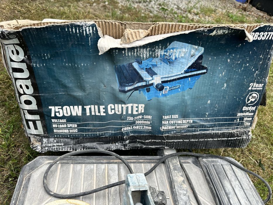 Przecinarka do cięcia płytek Erbauer 750W Tile cutter