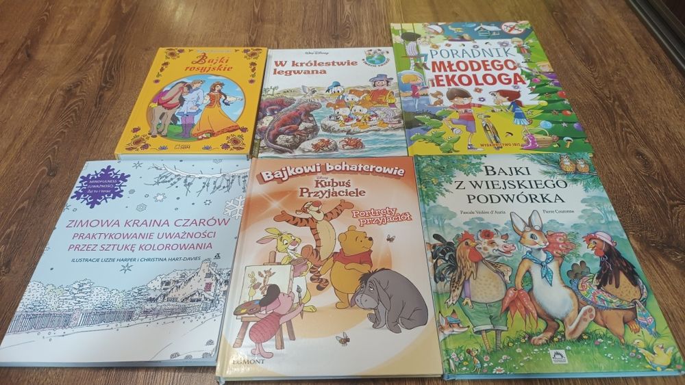 Zestaw książeczek dla dzieci + kolorowanka artystyczna
