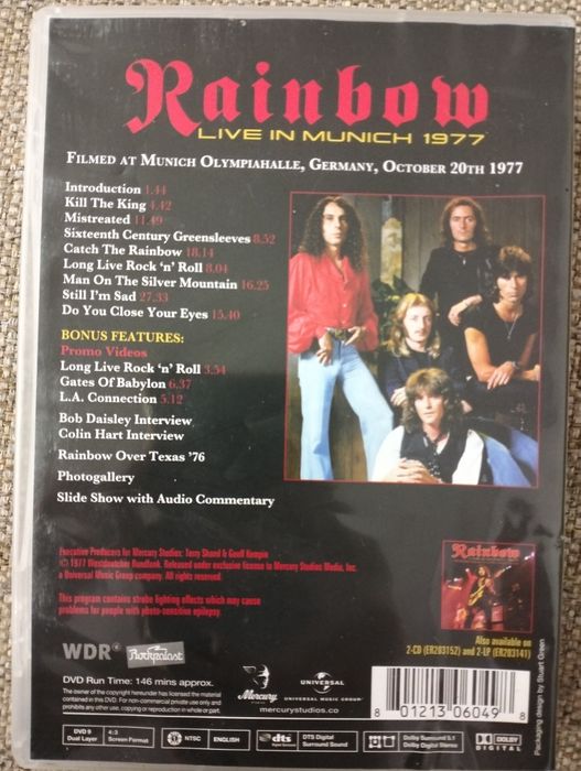 DVD Rainbow Live in Munich 1977